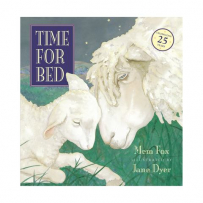 Time For Bed cover with  picture of sheep and lamb