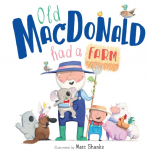 Old MacDonald Had a Farm book cover featuring a farmer, boy, and Australian animals.